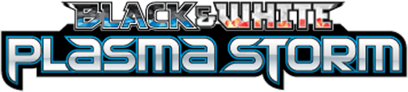 Black & White—Plasma Storm set logo